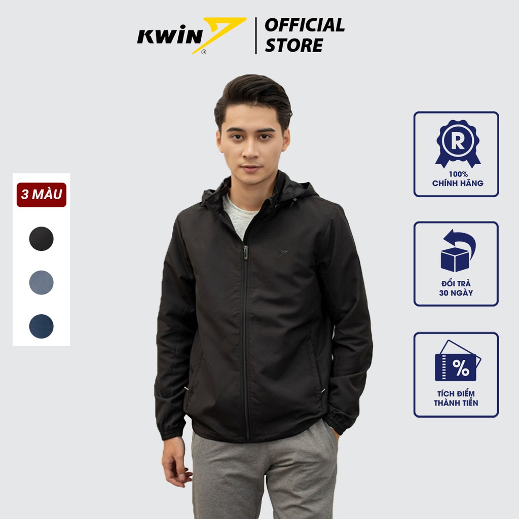 Áo khoác nam KWIN 3 màu nam tính,thiết kế 2 lớp cản gió giữ ấm tốt - KJK002W9