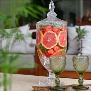 Bình thủy tinh đựng nước có vòi 5 lít