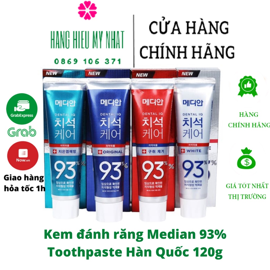 Kem đánh răng Median 93% Toothpaste Hàn Quốc 120g