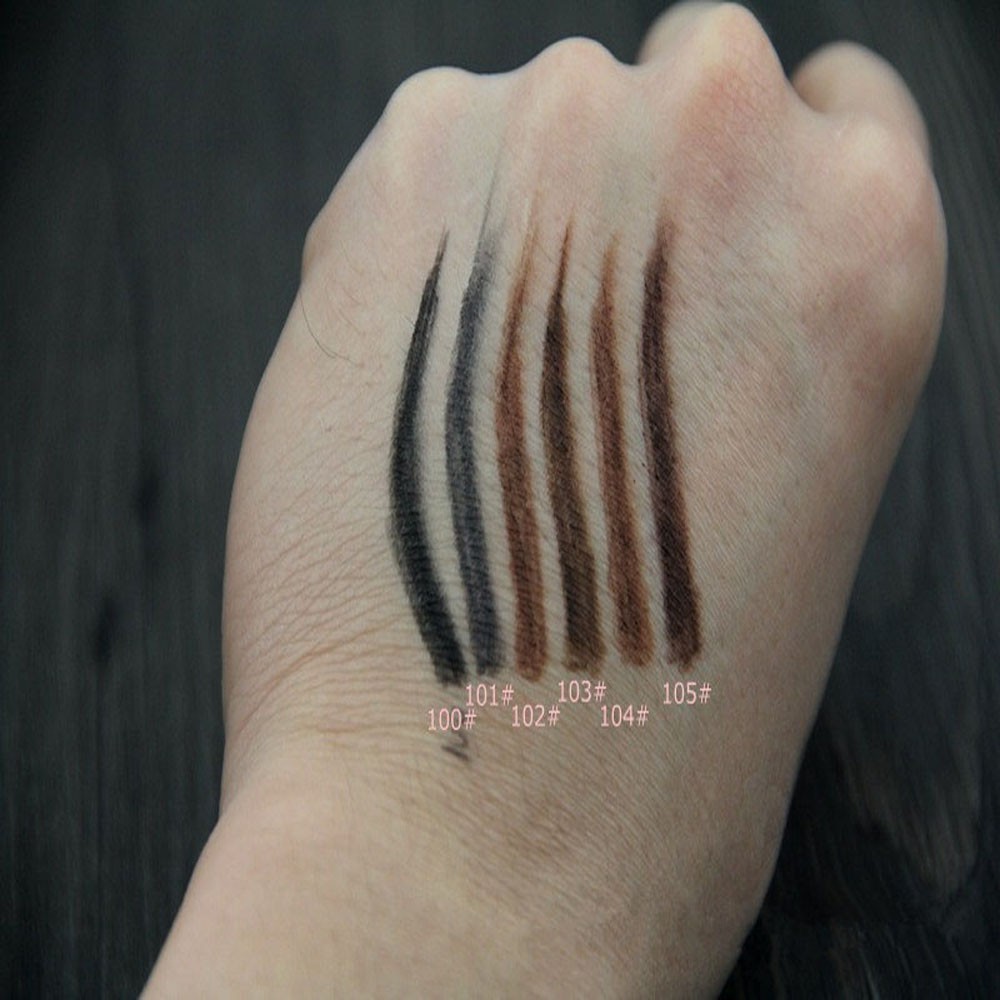 [Hàng mới về] Bút chì kẻ lông mày 6 màu sắc tùy chọn chống thấm nước lâu trôi dành cho phái đẹp