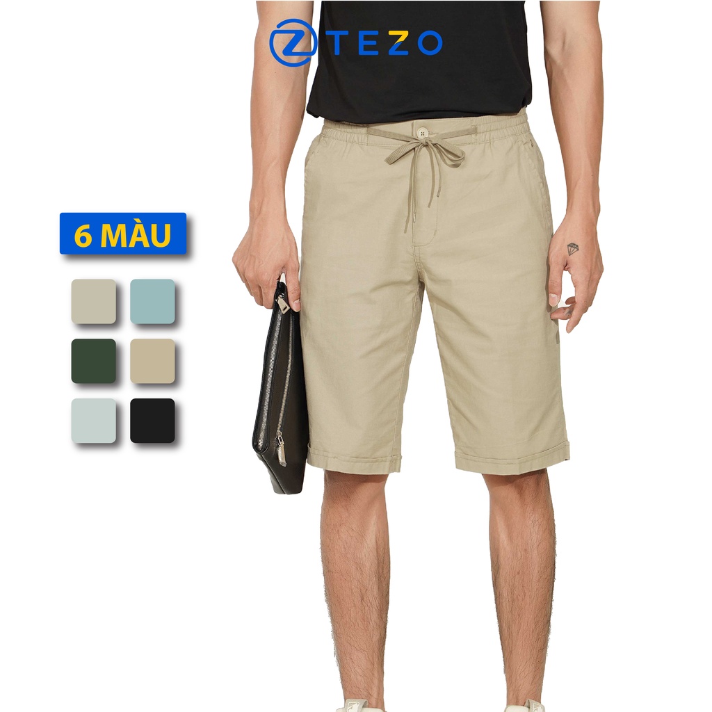 Quần short kaki nam Tezo năng động thể thao 2202QNKB08