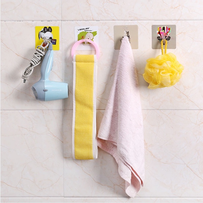 Móc Treo Đồ Dùng Nhà Bếp Có Giác Hút Mạnh Đa Năng Tiện Dụng