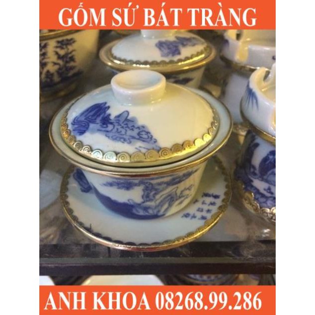 Bát uống trà sâm - Gốm sứ Bát Tràng Anh Khoa