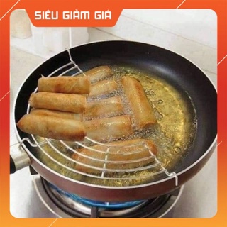 Vỉ gác chảo ráo mỡ inox