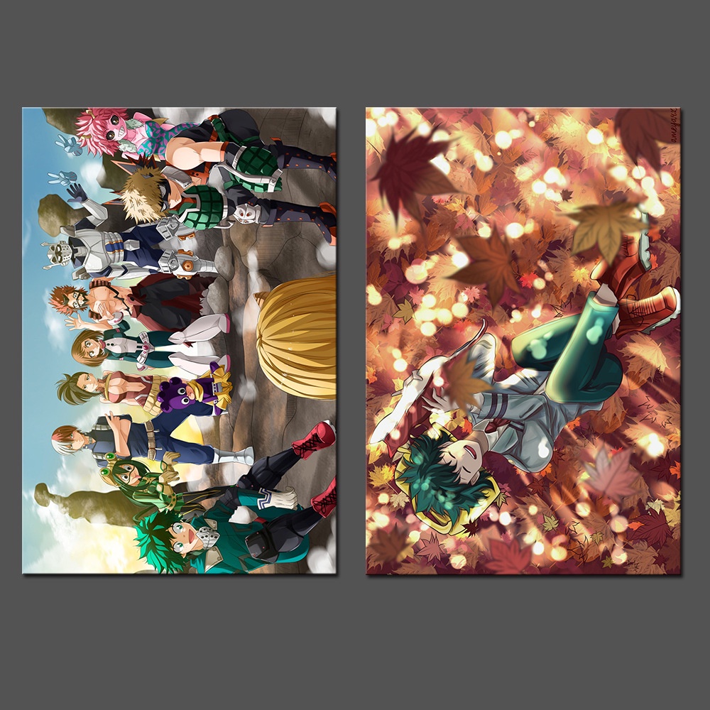 Poster Học viện anh hùng 8 tấm khổ A3