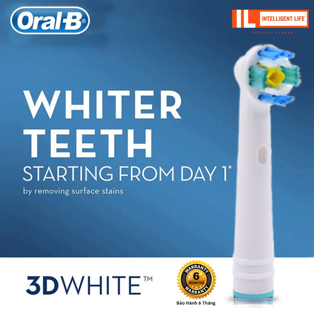 Bàn chải điện đánh răng tự động Oral-B D12 xanh dương làm sạch răng, chống mảng bám và hạn chế viêm nướu