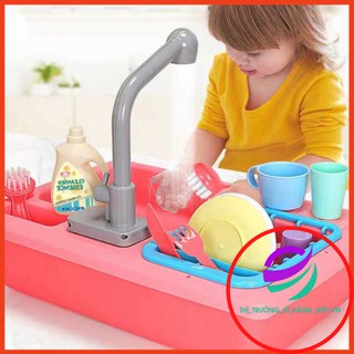 Bộ đồ chơi chậu rửa chén bát cho bé yêu