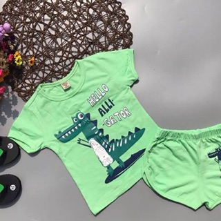 Set 5 bộ tay ngắn bé gái