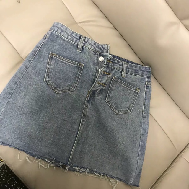 chân váy bò ulzzang order chân váy jean ngắn cạp lệch dáng hàn quốc ẢNH THẬT CUỐI HÌNH | BigBuy360 - bigbuy360.vn