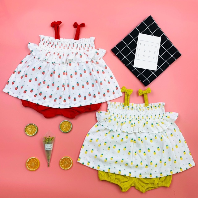 Set 2 dây trái dứa siêu xinh