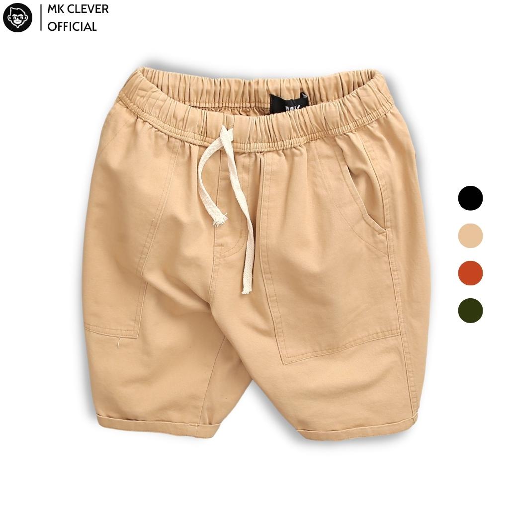 Quần Short Nam Kaki Mềm Mại MK CLEVER Quần Sooc Đùi Nam Cao Cấp Phong Cách Trẻ Trung Năng Động