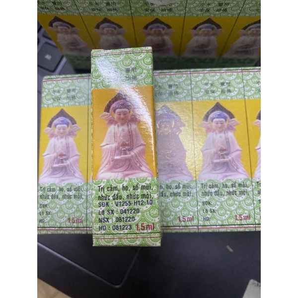Dầu phật linh combo 10 lọ 1.5ml 5ml