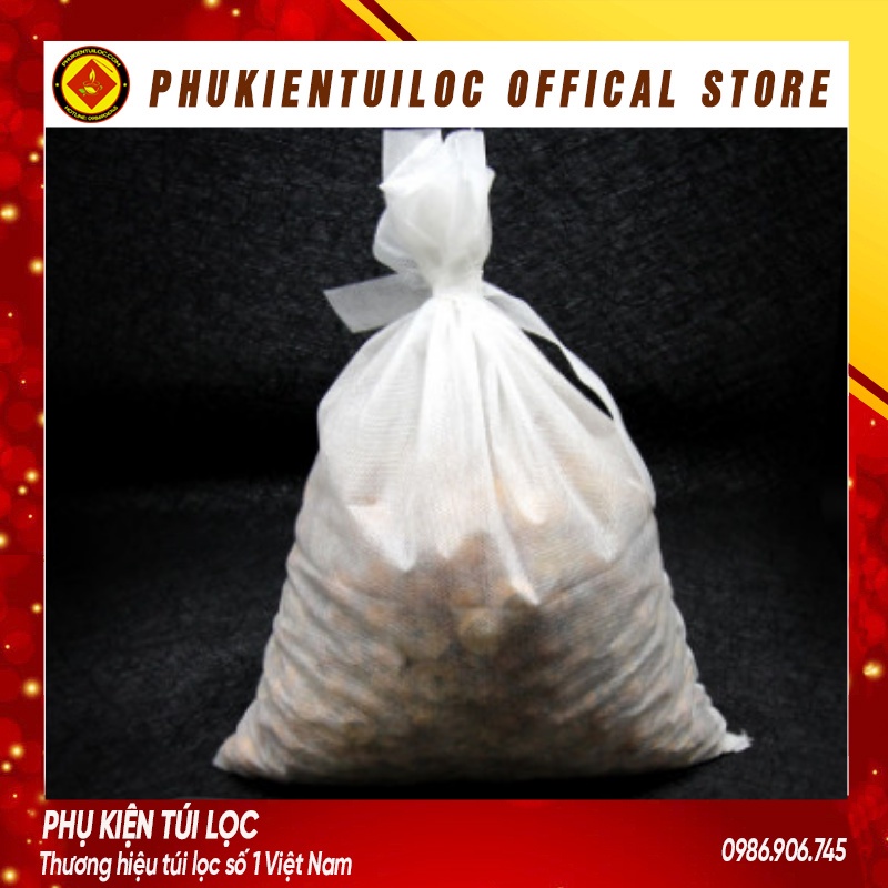 Túi lọc sắc thuố c, thảo dược chất liệu vải không dệt kích thước 50x60cm - Phukientuiloc.com