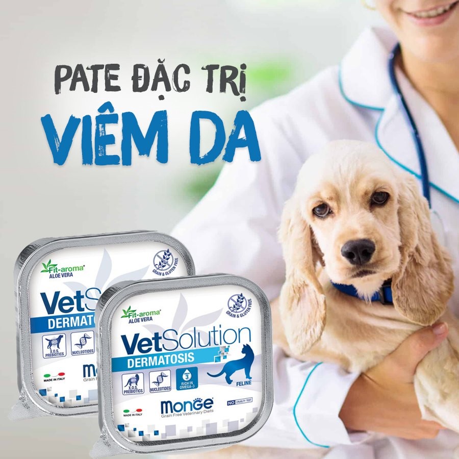 Pate Monge CHÓ Vet Solution Chăm Sóc Sức Khỏe (150g)