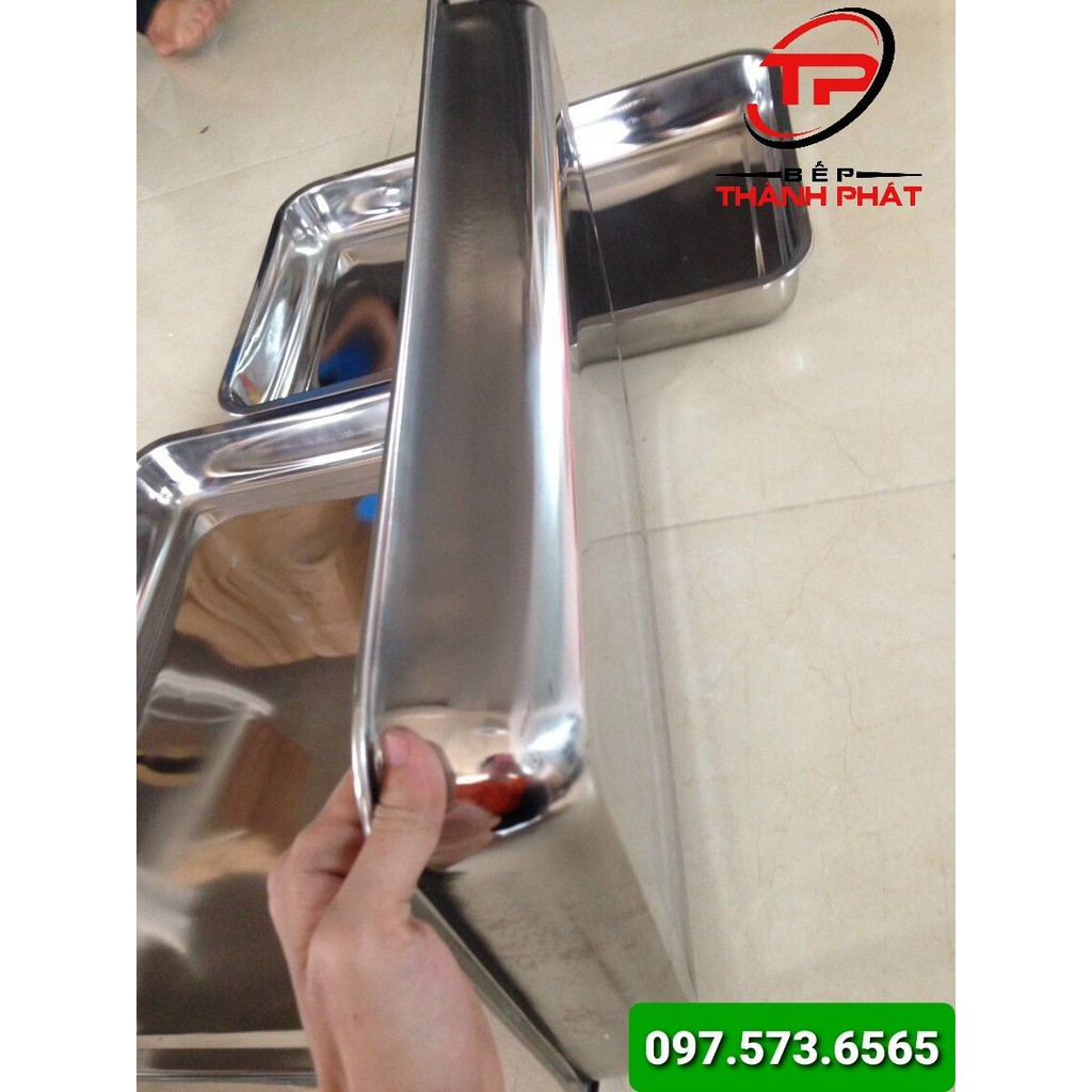 Khay inox tủ cơm 40x60 | Thành Phát cung cấp các loại linh kiện nhà bếp công nghiệp