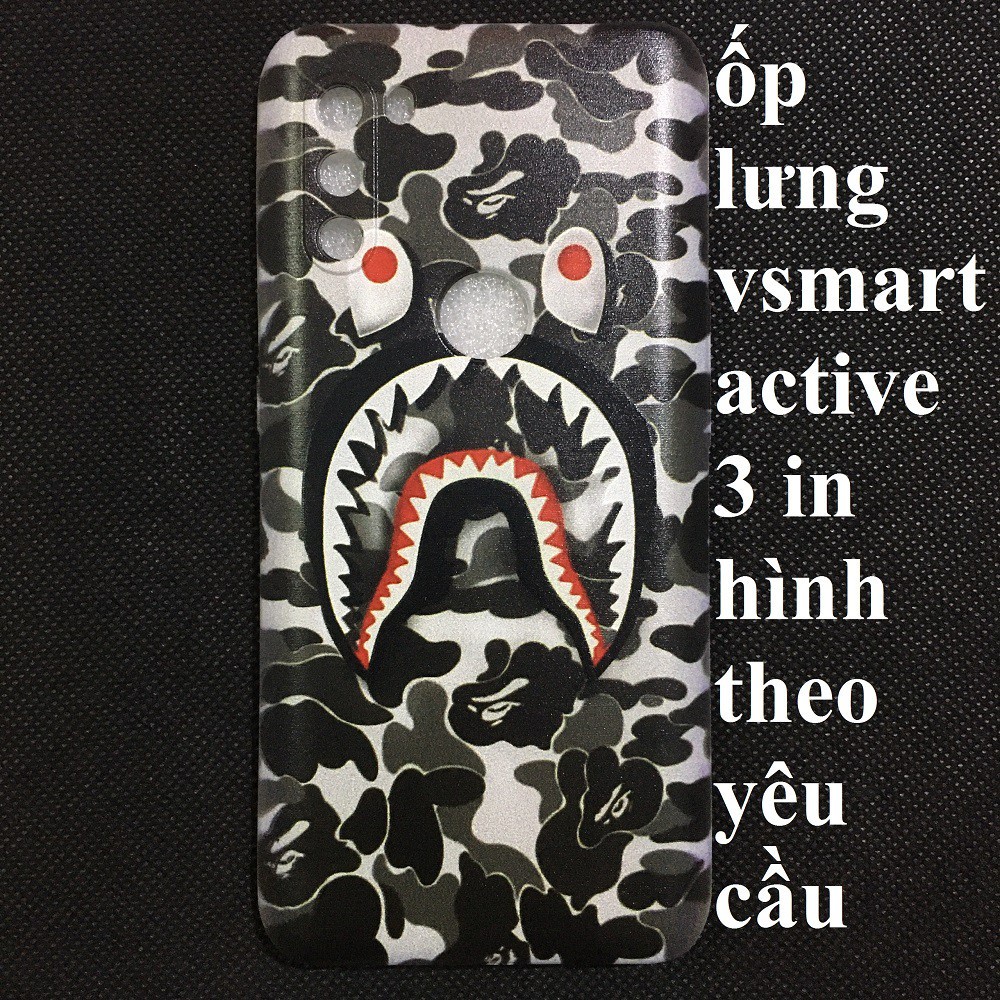 Ốp lưng Vsmart Active 3 dẻo in hình theo yêu cầu