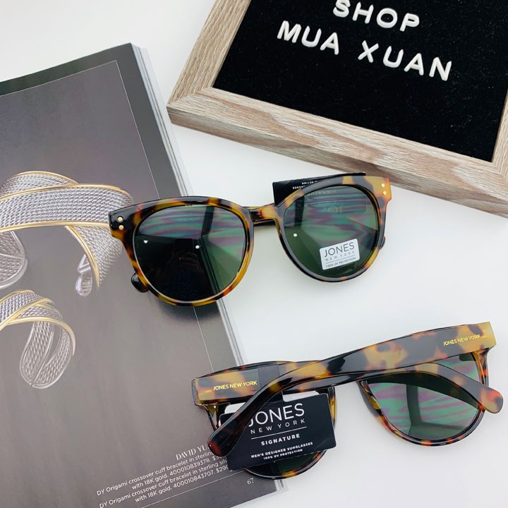 Kính mát Jones New York Cat Eye Brown Tortoise/ Grey
