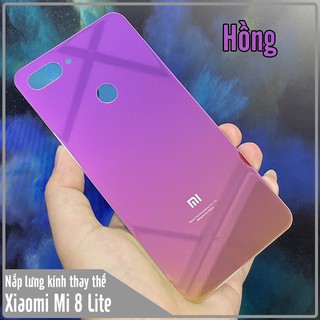 Nắp lưng kính thay thế cho Xiaomi Mi 8 Lite