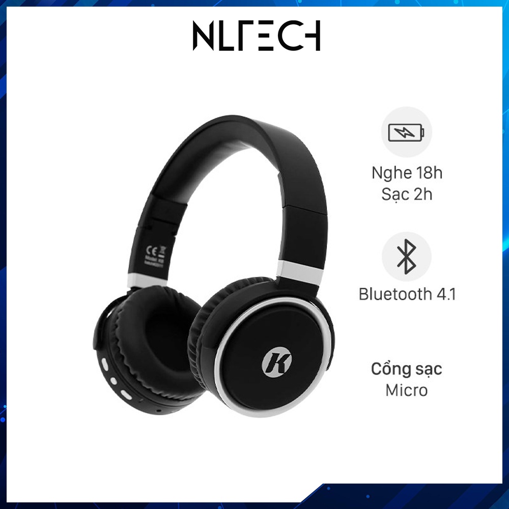 Tai nghe chụp tai Bluetooth không dây NLT-K6