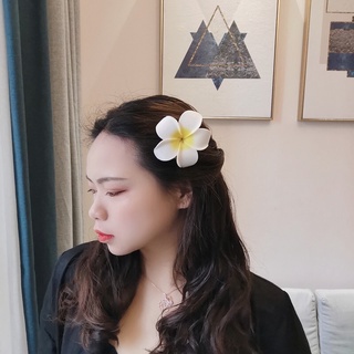 Kẹp tóc nữ hoa sứ kẹp tóc hoa đại trắng đi biển
