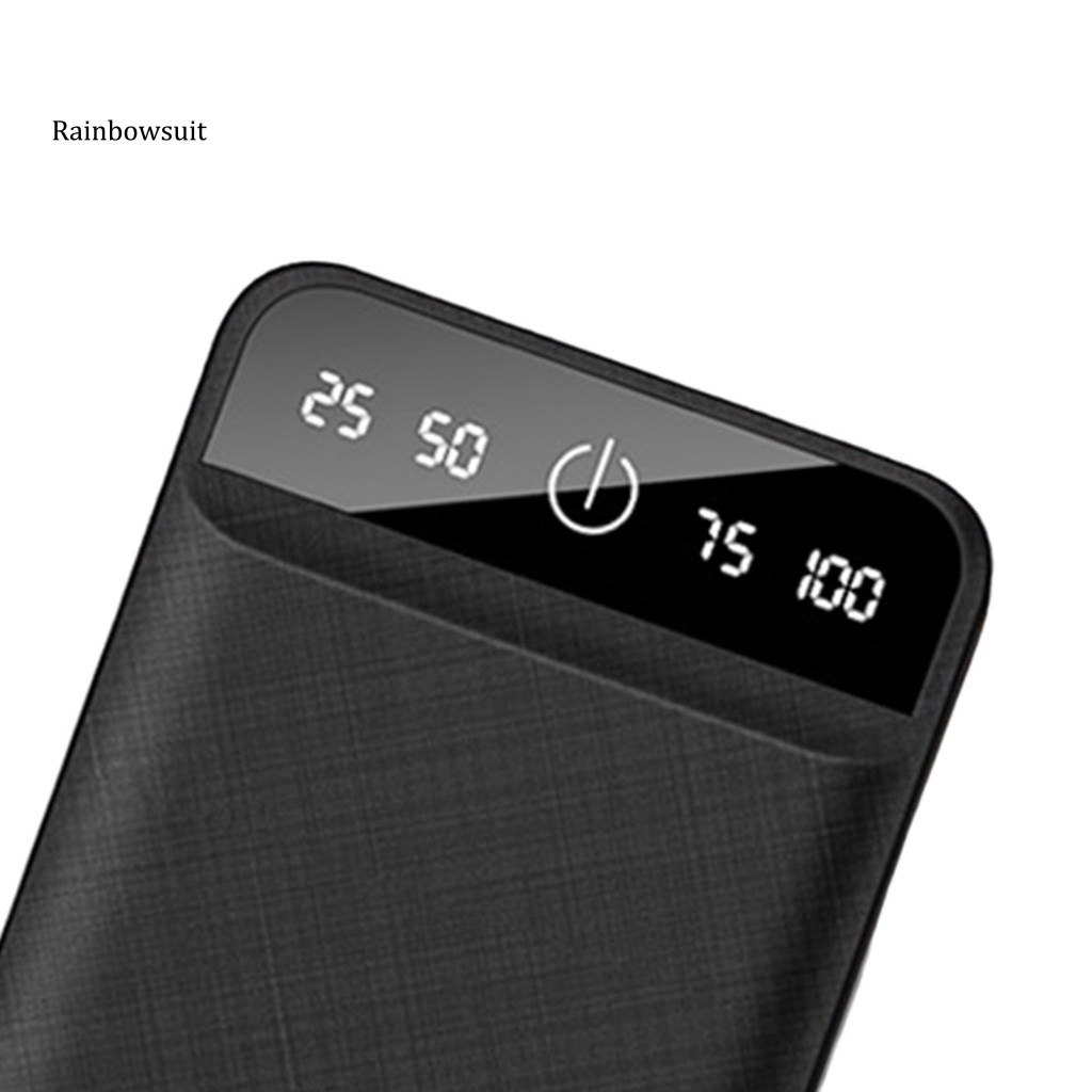 Cục Sạc Dự Phòng Mini Hai Cổng USB 10000mAh Dung Lượng Lớn Dễ Thương Dùng Khi Đi Du Lịch