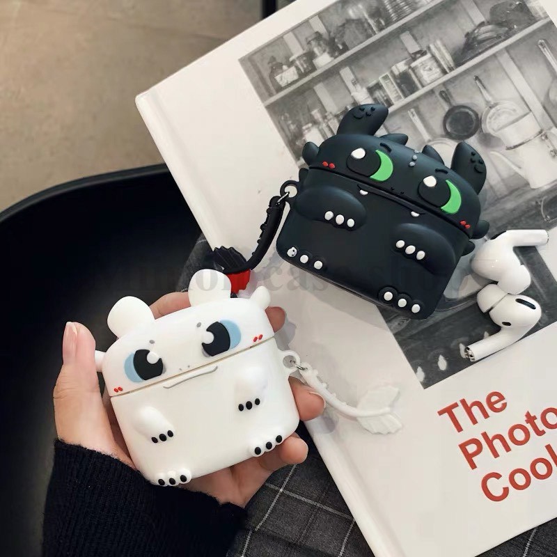 Ốp airpod pro/case airpod pro/bao airpod pro rồng sún răng kute silicon dẻo cao cấp