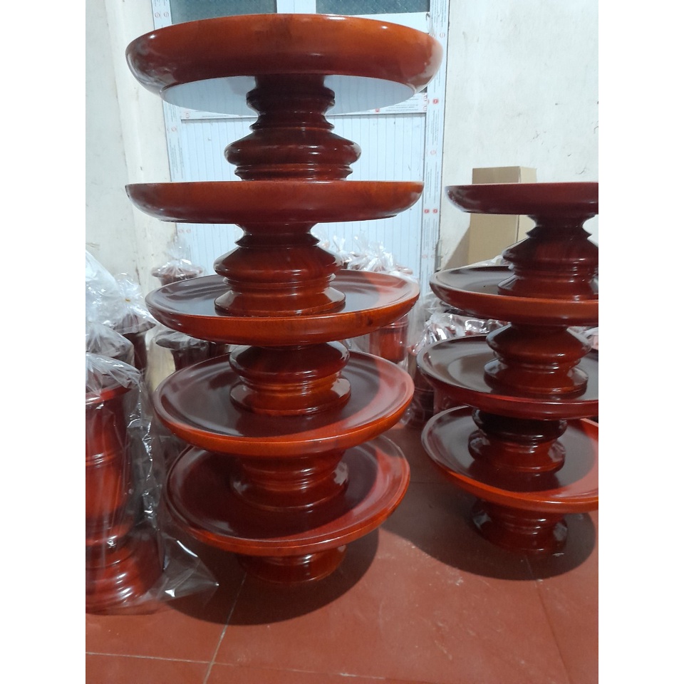Mâm bồng  thờ cúng bằng gỗ Hương