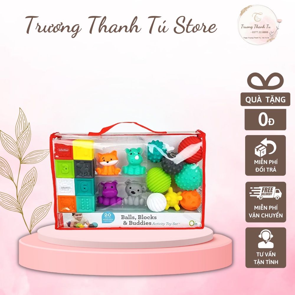 Set Đồ Chơi Phát Triển Giác Quan Cho Bé Balls, Blocks &amp; Buddies Activity Toy Set