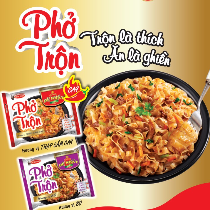 Phở trộn ăn liền Đệ Nhất vị bò/ thập cẩm cay | BigBuy360 - bigbuy360.vn