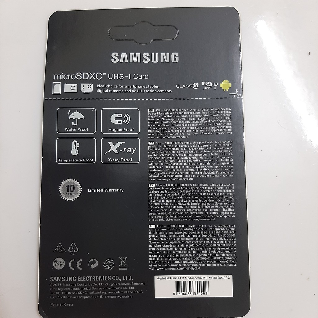 Thẻ Nhớ Micro SD Samsung Evo Plus U1 32GB /64GB  Class 10 - 95MB/s (Kèm Adapter) - Hàng Chính Hãng