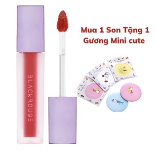 Son black rouge a12 màu đỏ nâu tây siêu lì
