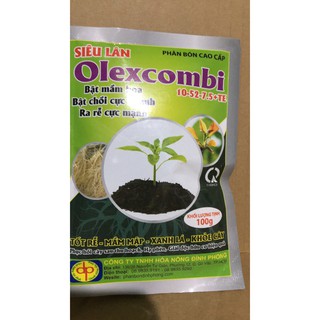 Siêu lân olexcombi bật mầm bật chồi Xanh lá nhanh ra rễ gói 100gr