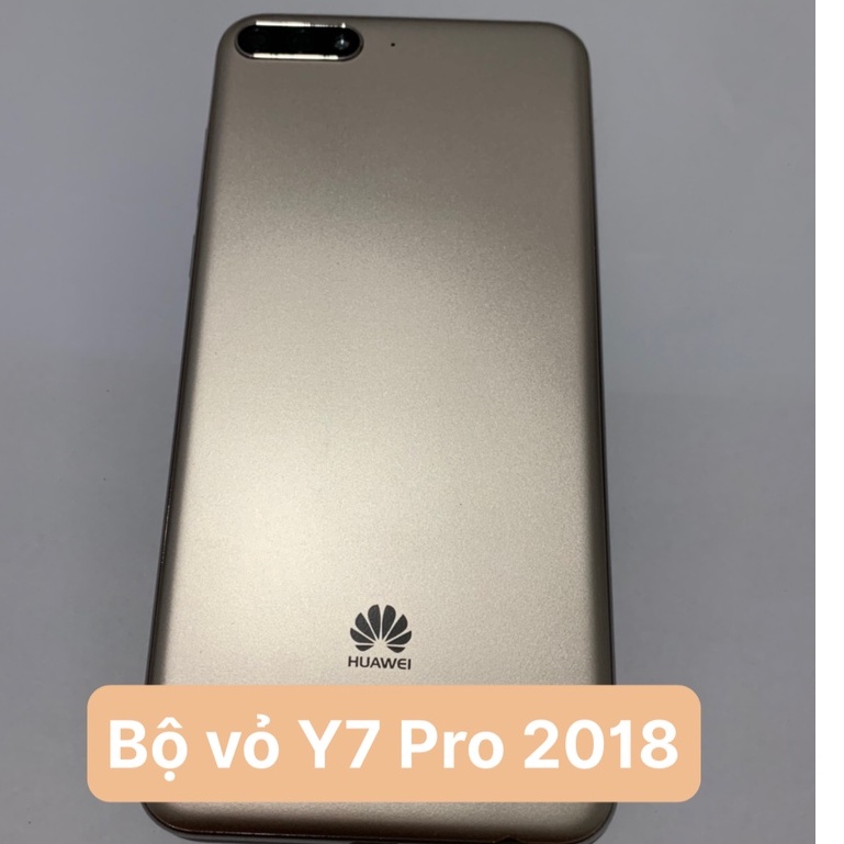 Bộ Vỏ zin Huawei Y7 Pro 2018 gồm lưng, sườn, phím âm lượng, kính camera