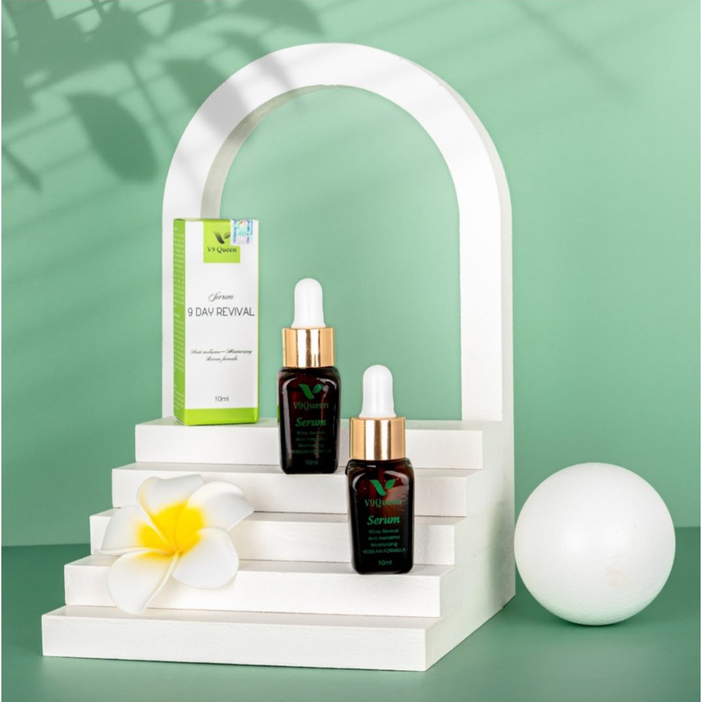 Serum nám tàn nhang V9Queen, tinh chất sáng da ngăn ngừa lão hóa - 9Day Revival 10ml | BigBuy360 - bigbuy360.vn