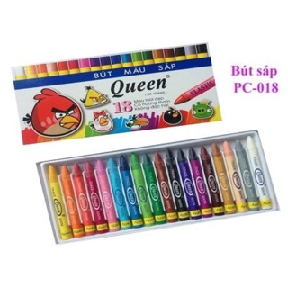 Bút sáp 18 màu Queen PC- 018