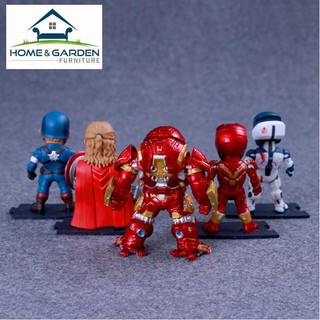 Mô hình 5 nhân vật Marvel Avenger cao cấp 9cm