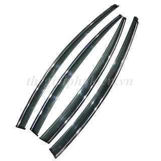 Bộ vè che mưa kia k3 -chỉ mạ crom