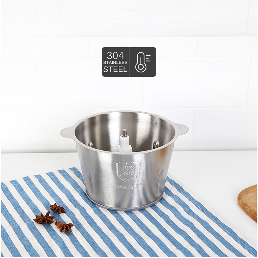 Máy xay thịt Lock&amp;Lock EJM172 2 lít - Cối inox, BH 12 tháng