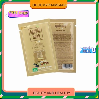 Dầu gội Dược liệu Nguyên Xuân Bồng Bềnh Hương Hoa. Phù hợp cho tóc dầu, tóc
