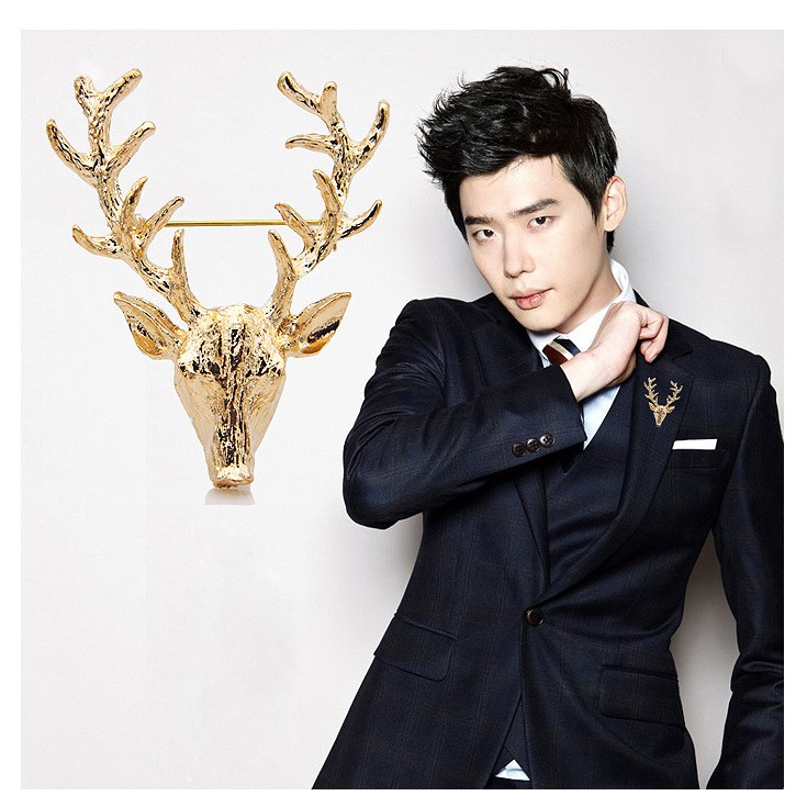 Cài áo thời trang nam đầu hươu GC170