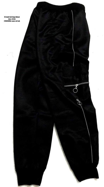 Quần kaki túi hộp 2 khoá phối dọc thân (C/KT ) | BigBuy360 - bigbuy360.vn