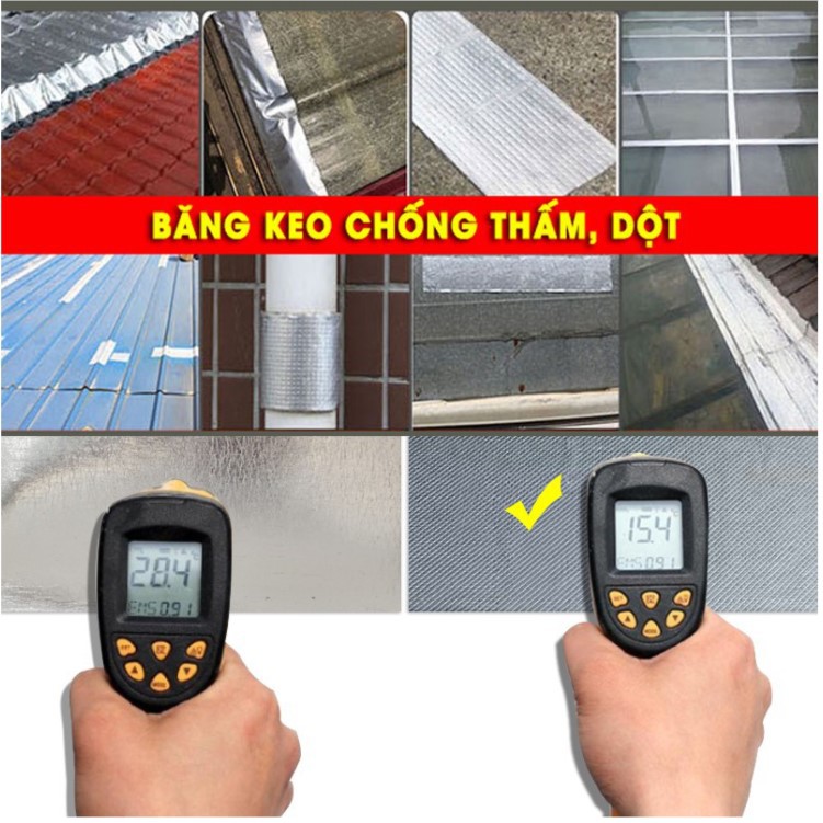 Băng keo chống thấm x2000 siêu dính Nhật Bản chịu nước chịu nhiệt chống thấm dột dán mọi chất liệu