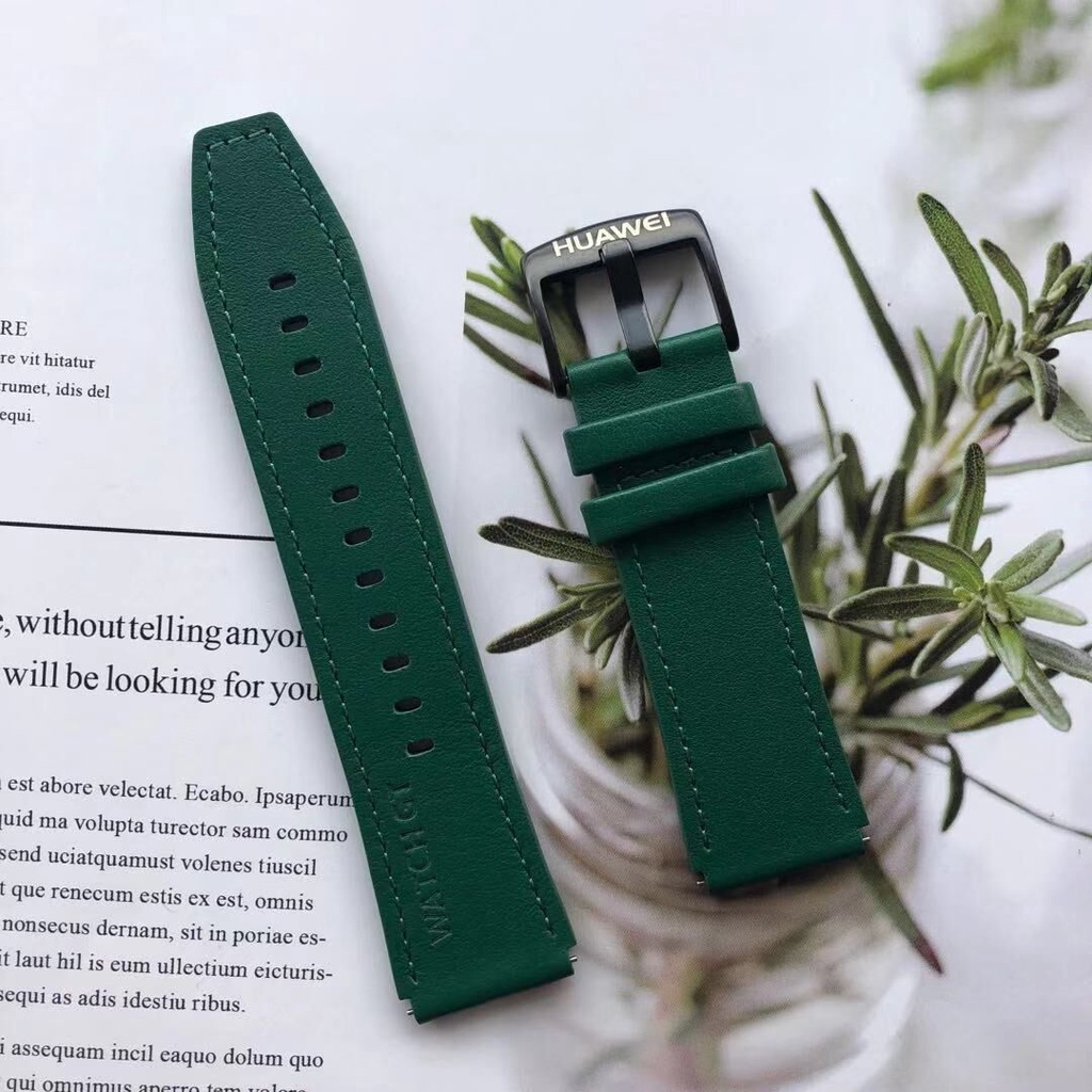 Phù Hợp Dây Đeo Bằng Da Thật Cho huawei / huawei gt4 46mm / gt3 46mm / gt2 46mm / pro / gt / gt2e / 3 / 3pro / glory magic222mm