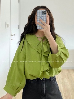 ÁO CỔ BÈO BUỘC DÂY
