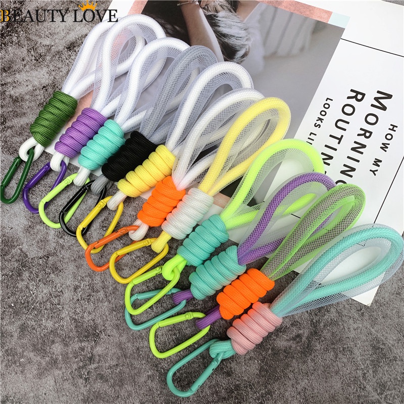 [Mới] Khóa Treo Màu Huỳnh Quang Cho Túi Xách / Chìa Khóa Chai Nước / Dây Thừng Tự Làm Trang Trí DIY