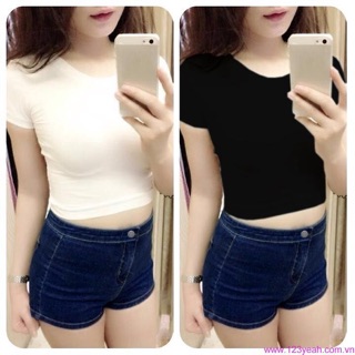 Áo croptop cộc tay