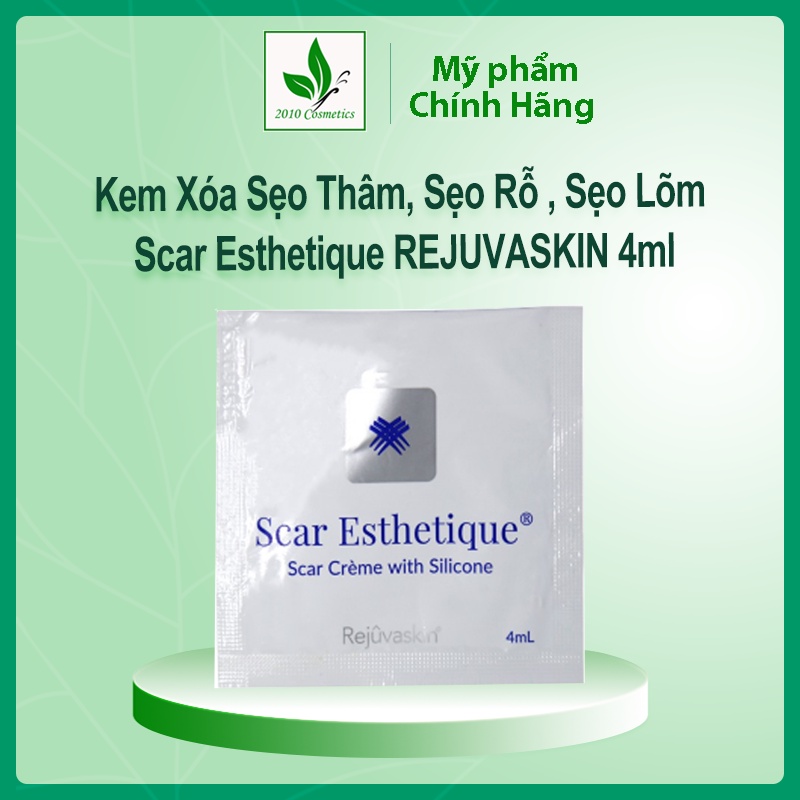 Sample Kem Xóa Sẹo Thâm , Sẹo Rỗ , Sẹo Lõm Scar Esthetique REJUVASKIN 4ml