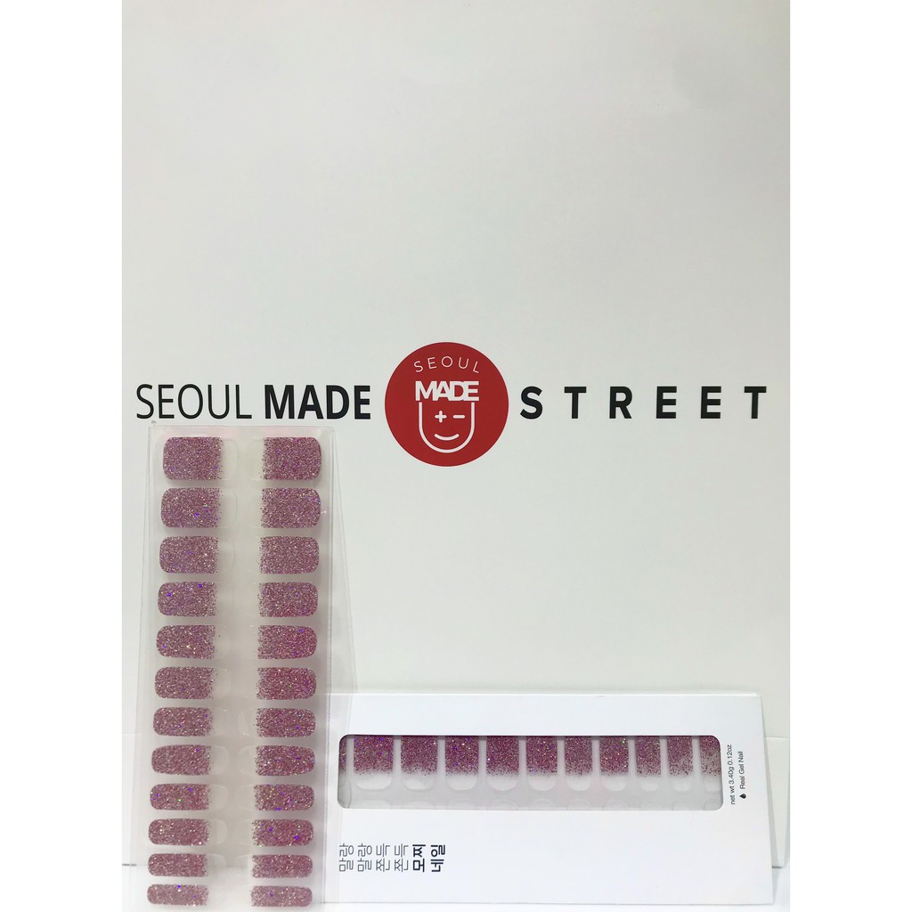 Móng gel dán tay Hernine kết cấu hạt thủy tinh không độc, có thể dùng tới hơn 1 tuần