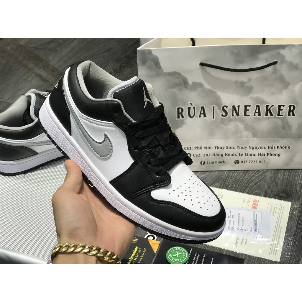 Siêu Phẩm Giày Thể Thao Sneaker JD Smoke Grey v3 Đen Trắng Logo Xám Siêu Hot Cao Cấp Ảnh Thật + freeship + Tặng Tất