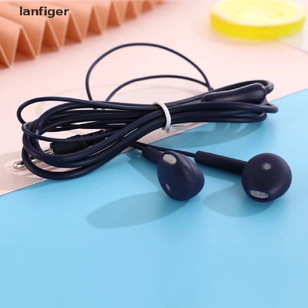 Tai Nghe Thể Thao Lanf Có Dây 8 Màu Đầu Cắm 3.5mm Tích Hợp Micro